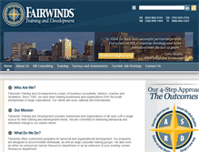 Tablet Screenshot of fairwindstraining.com